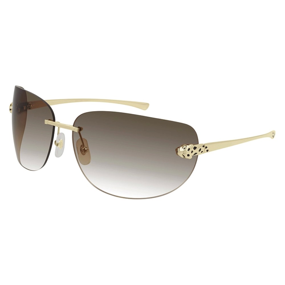 Cartier CT0266S - 004 - 61 Sunglasses Gold Square