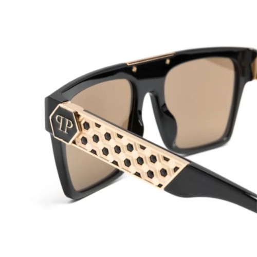 Philipp Plein - Sunglasses - SPP080 BADGE - 700G - 55