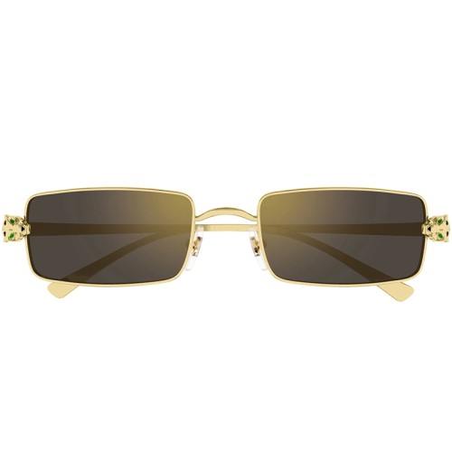 Cartier CT0473S - 001 - 54 Sunglasses Gold Square