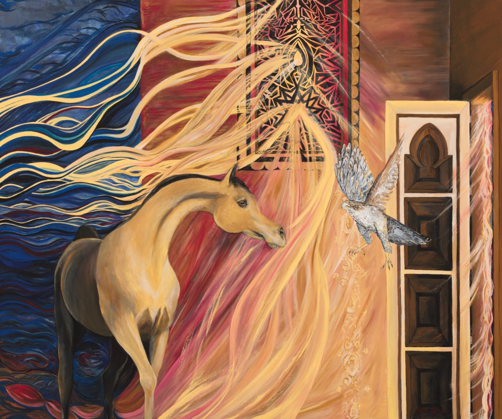 Fanni Mikó - Paintings - HOMECOMING - 2023, ACRYLIC, CANVAS - 100 X 120