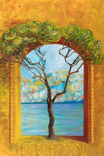 Fanni Mikó - Paintings - BREAKTHROUGH - 2024, ACRYLIC, CANVAS - 100 X 150