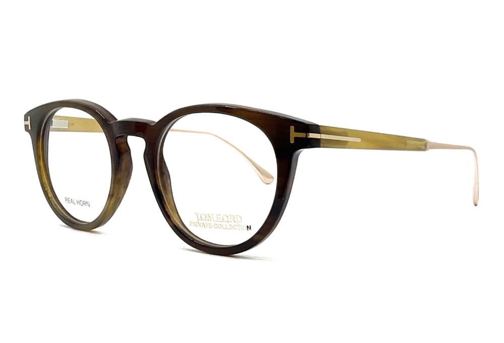 Tom Ford - Optical frames - FT5885-Private Collection REAL HORN - 062 - 48
