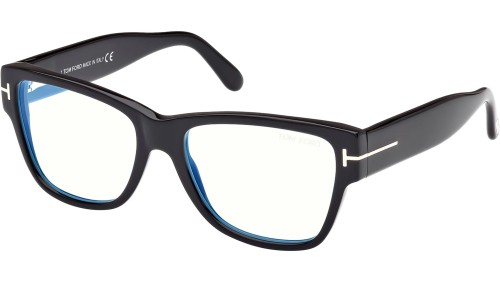 Tom Ford - Optical frames - FT5878-B - 001 - 55 - WITH BLUE-VIOLET LIGHT FILTER LENSES