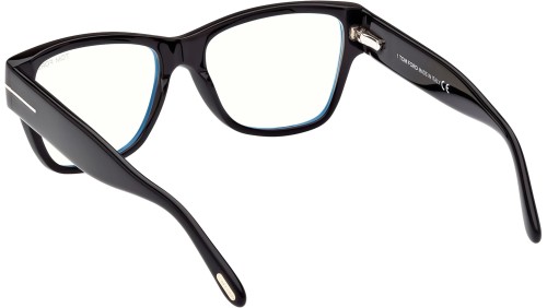 Tom Ford - Optical frames - FT5878-B - 001 - 55 - WITH BLUE-VIOLET LIGHT FILTER LENSES