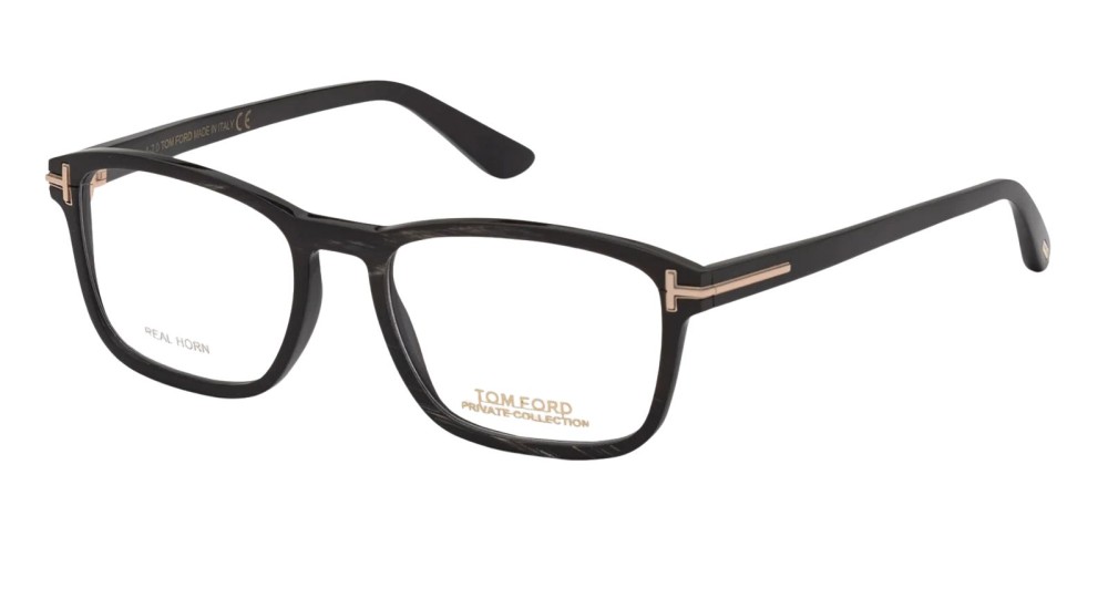 Tom Ford - Optical frames - FT5718-Private Collection REAL HORN - 063 - 52
