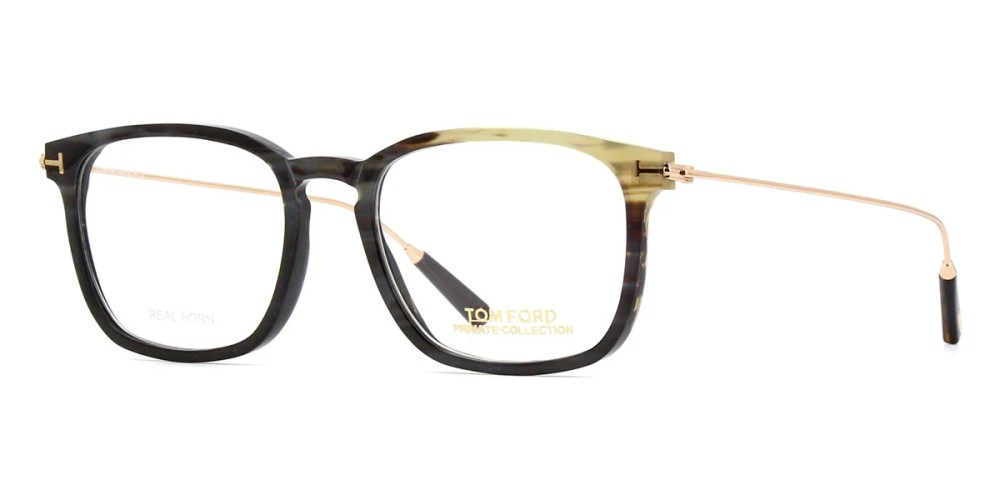 Tom Ford - Optical frames - FT5722-Private Collection REAL HORN - 064 - 52