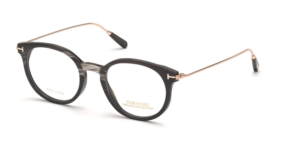 Tom Ford - Optical frames - FT5723-Private Collection REAL HORN - 063 - 49