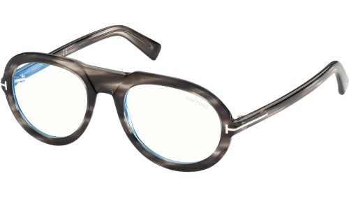 Tom Ford - Optical frames - FT5756-B - 056 - 53 - WITH BLUE-VIOLET LIGHT FILTER LENSES