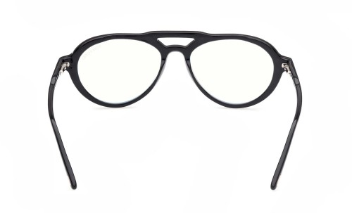 Tom Ford - Optical frames - FT5760-B Clip-on - 001 - 55 - WITH BLUE-VIOLET LIGHT FILTER LENSES