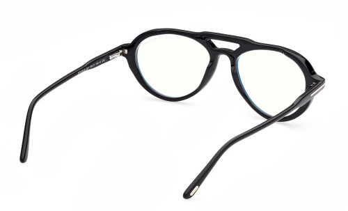 Tom Ford - Optical frames - FT5760-B Clip-on - 001 - 55 - WITH BLUE-VIOLET LIGHT FILTER LENSES