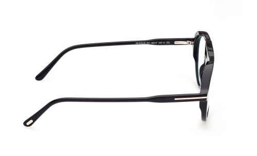 Tom Ford - Optical frames - FT5760-B Clip-on - 001 - 55 - WITH BLUE-VIOLET LIGHT FILTER LENSES