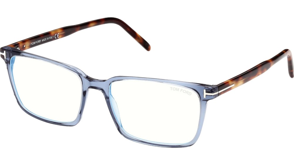 Tom Ford - Optical frames - FT5802-B - 090 - 55 - WITH BLUE-VIOLET LIGHT FILTER LENSES