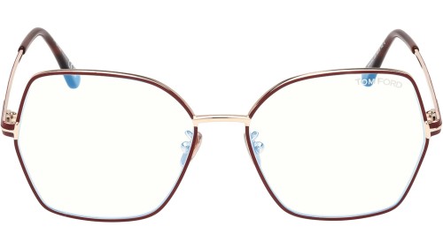Tom Ford - Optical frames - FT5876-B - 028 - 56 - WITH BLUE-VIOLET LIGHT FILTER LENSES