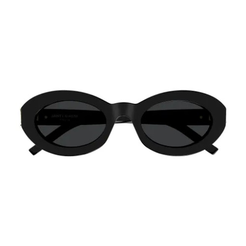 Saint Laurent SL M136 - 001 - 52 Sunglasses Black Oval