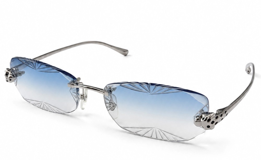 Cartier - Sunglasses - CT0494O with Diamond Cut Lenses Style - 002 - 55 - WITH PHOTOCROMIC LENS
