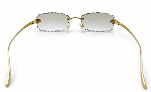 Cartier - Sunglasses - CT0494O with Diamond Cut Lenses Style - 001 - 55 - WITH PHOTOCROMIC LENS