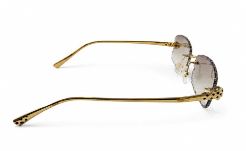 Cartier - Sunglasses - CT0494O with Diamond Cut Lenses Style - 001 - 55 - WITH PHOTOCROMIC LENS