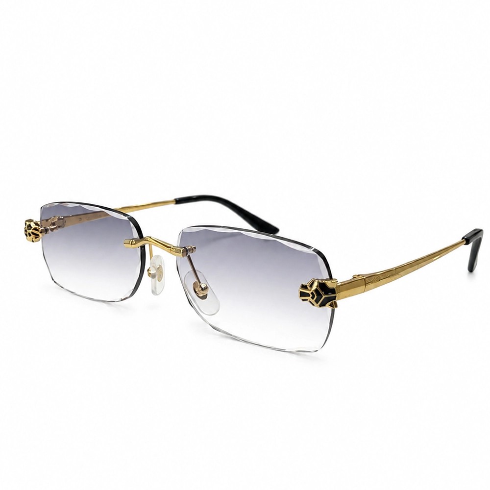 Cartier - Sunglasses - CT0418O with Diamond Cut Lenses Style - 001 - 58 - LIMITED EDITION