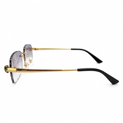Cartier - Sunglasses - CT0418O with Diamond Cut Lenses Style - 001 - 58 - LIMITED EDITION
