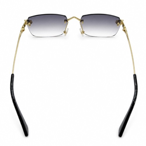 Cartier - Sunglasses - CT0418O with Diamond Cut Lenses Style - 001 - 58 - LIMITED EDITION