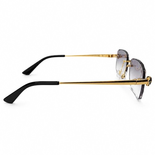 Cartier - Sunglasses - CT0418O with Diamond Cut Lenses Style - 001 - 58 - LIMITED EDITION