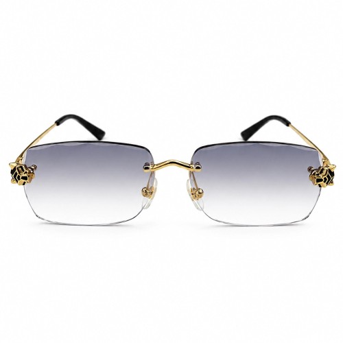 Cartier - Sunglasses - CT0418O with Diamond Cut Lenses Style - 001 - 58 - LIMITED EDITION