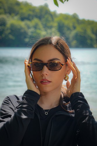MIU MIU - Sunglasses - MU B10SU - 14L20I - 55