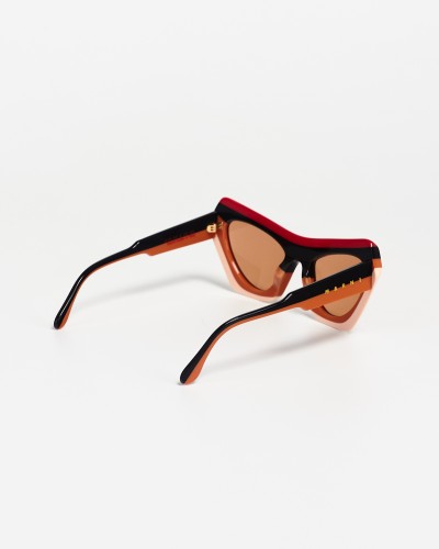 Marni - Sunglasses - P1N Marni Devil's Pool Striped - 56