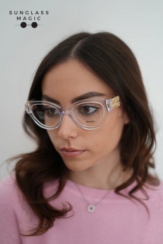 MIU MIU MU 01VV ​ - ​2AZ1O1 - ​52 Optical frames Transparent
