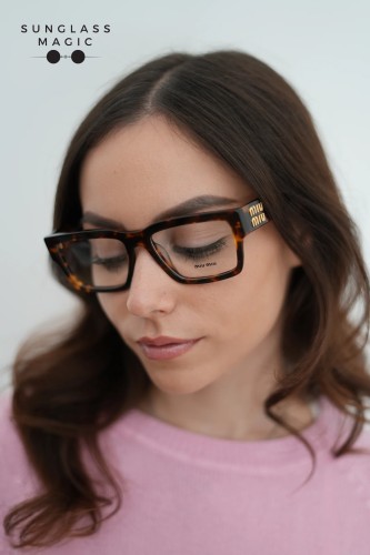 MIU MIU MU 02XV - ​VAU1O1 - ​54 Optical frames Havanna Square