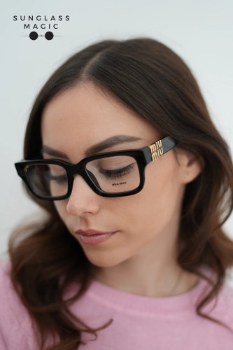 MIU MIU MU 02XV - ​1AB1O1 - ​54 Optical frames Black Square