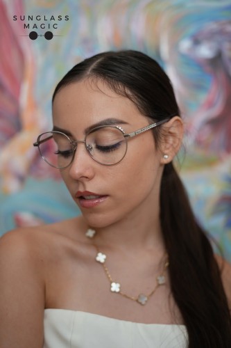 Chopard VCHD50S - 0579 - 53 Optical frames Silver Oval