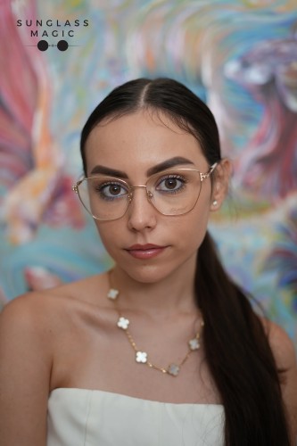 Chopard VCHG98S - 300Y - 55 Optical frames Gold Cat Eye