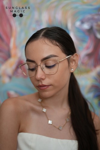 Chopard VCHG98S - 300Y - 55 Optical frames Gold Cat Eye