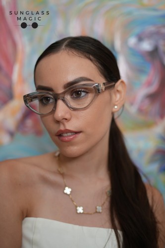 Philipp Plein VPP069S QUEEN - 03GU - 55 Optical frames Cat Eye