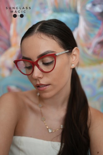 Philipp Plein VPP037S FLAWLESS - 02GH - 54 Optical frames Cat Eye