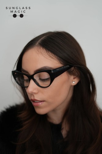 Philipp Plein VPP101 FLYING BUTTERFLY - 0700 - 54 Optical frames Black Butterfly