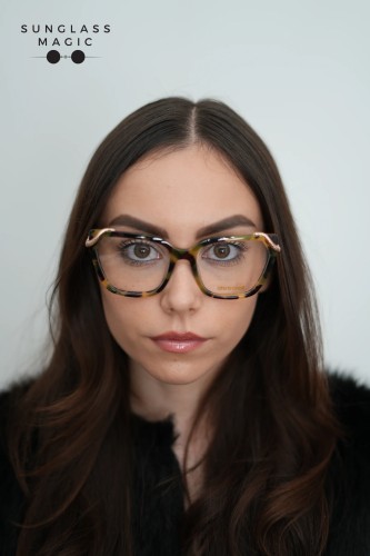 Roberto Cavalli VRC020M - AGGY - 55 Optical frames Havanna Cat Eye