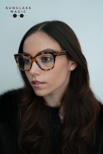 Philipp Plein VPP051 FLYING BUTTERFLY - 0728 - 55 Optical frames Havanna Cat Eye