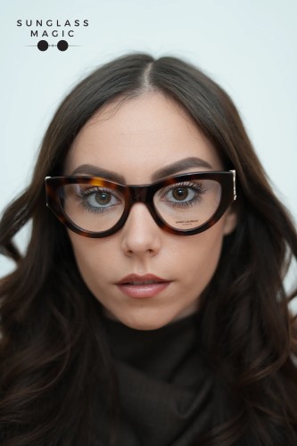 Saint Laurent SL M94 OPT - 002 - 53 Optical frames Havanna Cat Eye