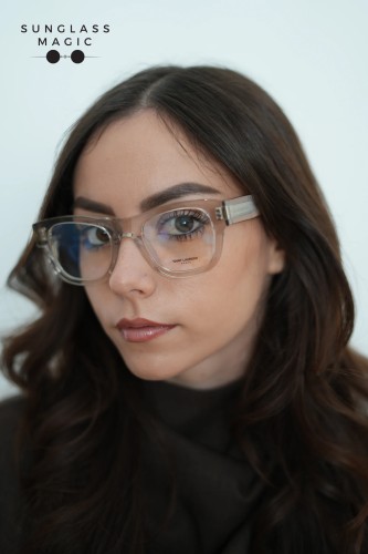 Saint Laurent SL698 - 004 - 50 Optical frames Transparent Square