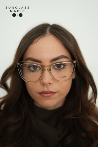 Saint Laurent SL548 SLIM OPT - 005 - 55 Optical frames Transparent Square