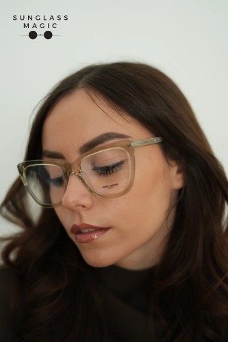 Saint Laurent SL548 SLIM OPT - 005 - 55 Optical frames Transparent Square