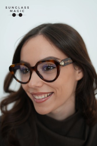 Bvlgari BV50003I - 053 - 51 Optical frames Havanna Pillow (Rounded)
