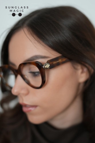 Bvlgari BV50003I - 053 - 51 Optical frames Havanna Pillow (Rounded)