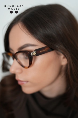 Bvlgari BV50029I SERPENTI - 053 - 52 Optical frames Havanna Cat Eye
