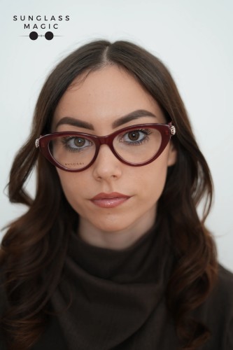 Bvlgari BV50029I SERPENTI - 069 - 52 Optical frames Red Cat Eye