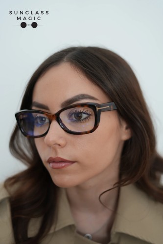 Tom Ford TF6046-B ECO - 052 - 55 - WITH BLUE-VIOLET LIGHT FILTER LENSES Optical frames