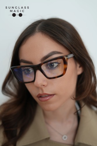 Tom Ford TF6047-B - 053 - 54 - WITH BLUE-VIOLET LIGHT FILTER LENSES Optical frames Havana