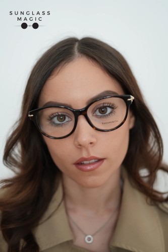 TIFFANY & CO. TF2289 - 8015 - 55 Optical frames Havanna Cat Eye